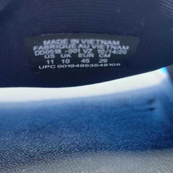 Nike OffCourt Clemson Tigers Slides Mens Size 11 Black Purple Orange Revive Foam - Picture 6 of 7